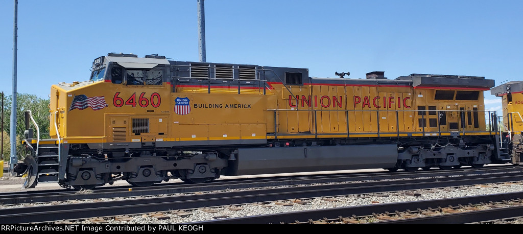 UP 6460 New 5.5 Old C44ACM out of The Wabtec Fort Worth Locomotive Plant Texas on December 1st, 2022. 